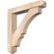 Ekena Millwork Balboa Arts and Crafts Smooth Bracket w/ Offset Brace, Douglas Fir, 5 1/2"W x 30"D x 30"H BKT0604X30X30BOA03SDF - alternate 1